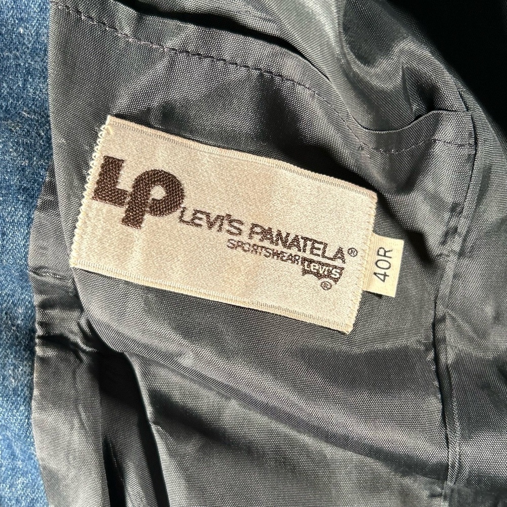 Levi's Blue Denim Blazer - Picture 8 of 9